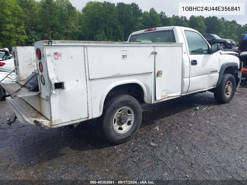 1GBHC24U44E356841 2004 Chevrolet Silverado 2500Hd Ls/Work Truck