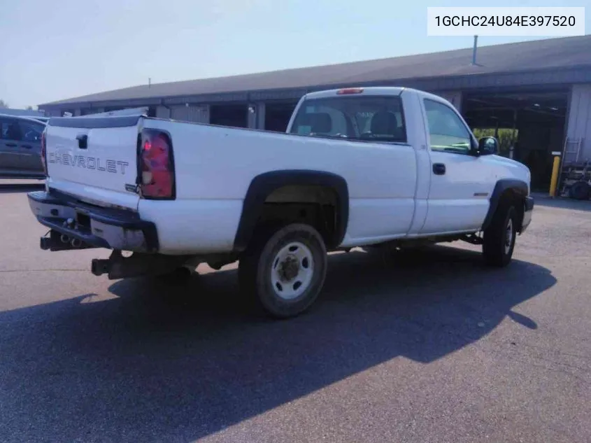 2004 Chevrolet Silverado C2500 Heavy Duty VIN: 1GCHC24U84E397520 Lot: 40358214