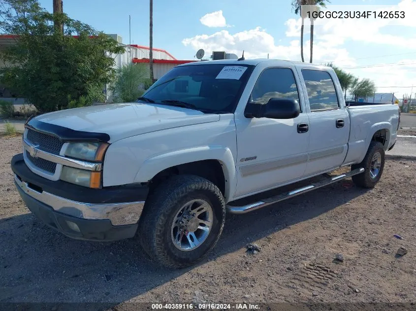 2004 Chevrolet Silverado 2500 Lt VIN: 1GCGC23U34F142653 Lot: 40359116