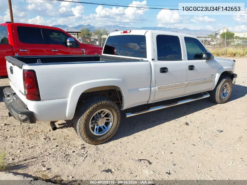 2004 Chevrolet Silverado 2500 Lt VIN: 1GCGC23U34F142653 Lot: 40359116