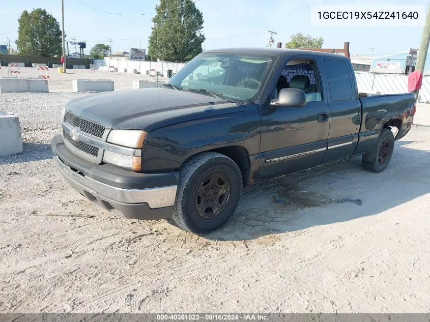 2004 Chevrolet Silverado 1500 Work Truck VIN: 1GCEC19X54Z241640 Lot: 40361023