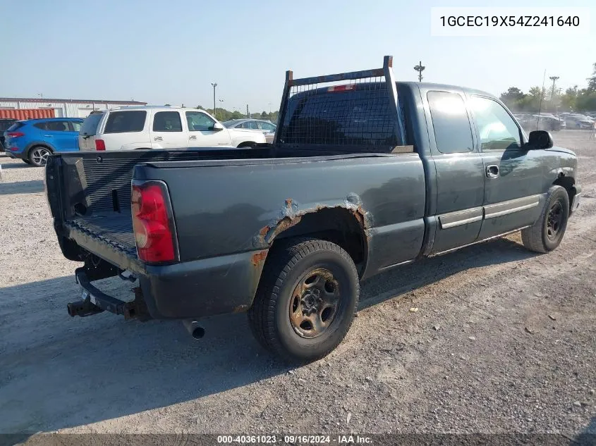 2004 Chevrolet Silverado 1500 Work Truck VIN: 1GCEC19X54Z241640 Lot: 40361023