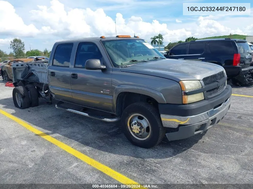 2004 Chevrolet Silverado 3500 Lt VIN: 1GCJC33244F247180 Lot: 40365684