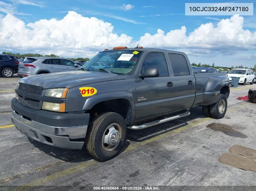 2004 Chevrolet Silverado 3500 Lt VIN: 1GCJC33244F247180 Lot: 40365684