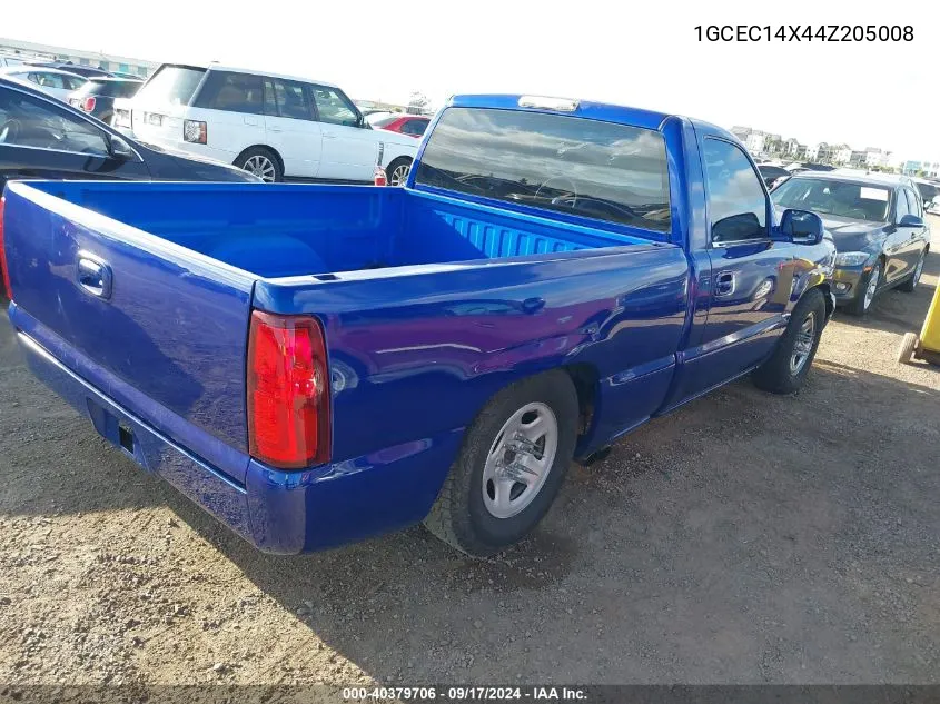 2004 Chevrolet Silverado 1500 Work Truck VIN: 1GCEC14X44Z205008 Lot: 40379706