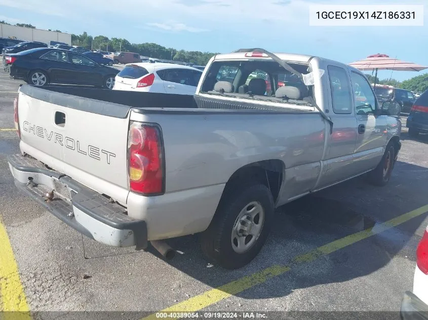 1GCEC19X14Z186331 2004 Chevrolet Silverado 1500 Work Truck