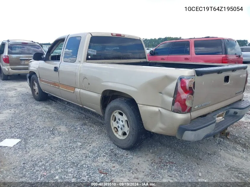 2004 Chevrolet Silverado 1500 Ls VIN: 1GCEC19T64Z195054 Lot: 40389510