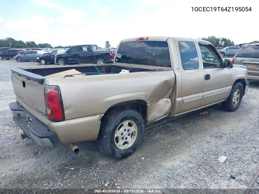 2004 Chevrolet Silverado 1500 Ls VIN: 1GCEC19T64Z195054 Lot: 40389510