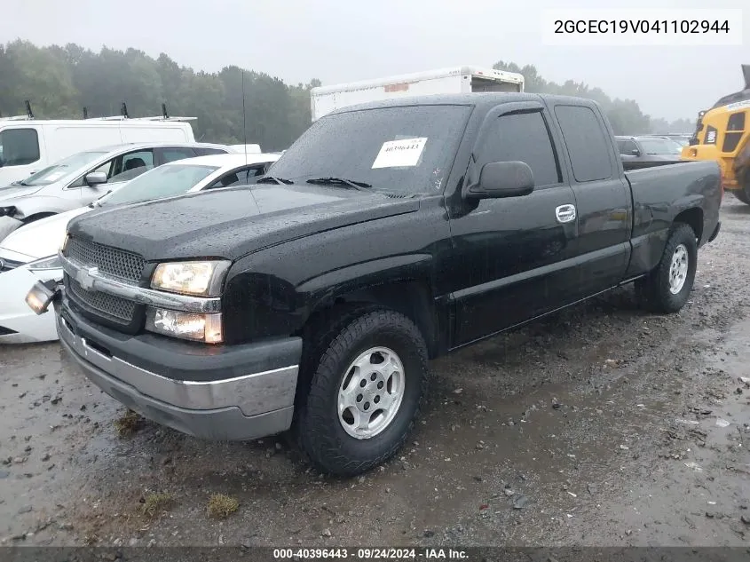 2004 Chevrolet Silverado 1500 Ls VIN: 2GCEC19V041102944 Lot: 40396443