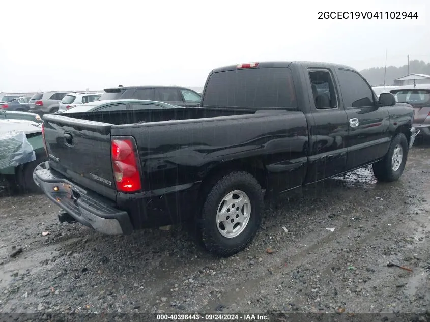 2004 Chevrolet Silverado 1500 Ls VIN: 2GCEC19V041102944 Lot: 40396443