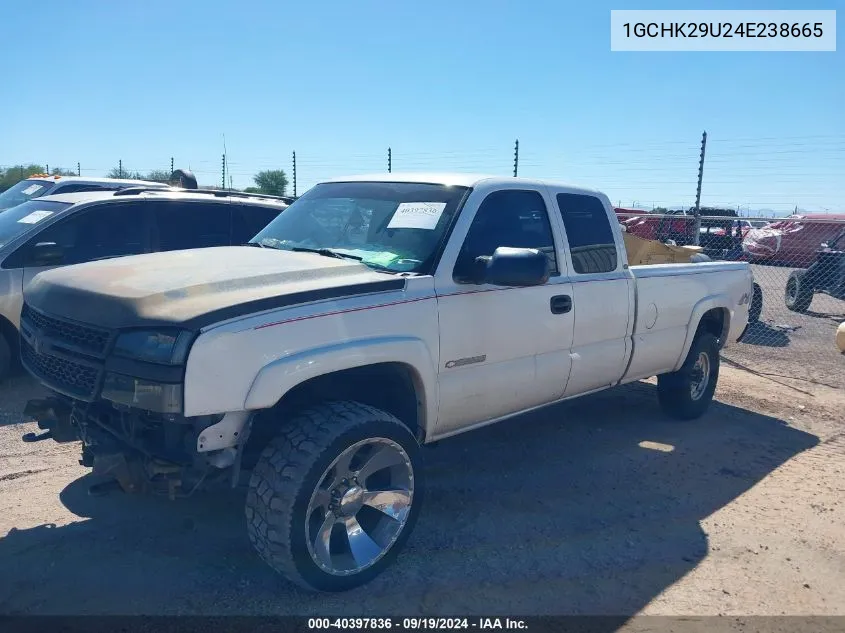 2004 Chevrolet Silverado 2500Hd Ls VIN: 1GCHK29U24E238665 Lot: 40397836