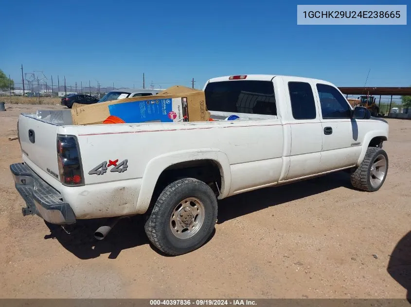 2004 Chevrolet Silverado 2500Hd Ls VIN: 1GCHK29U24E238665 Lot: 40397836