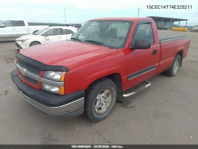 2004 Chevrolet Silverado 1500 Ls VIN: 1GCEC14T74E225211 Lot: 40400628