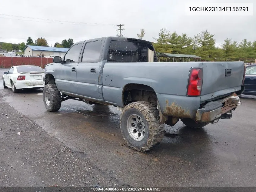 2004 Chevrolet Silverado 2500Hd Ls VIN: 1GCHK23134F156291 Lot: 40408845