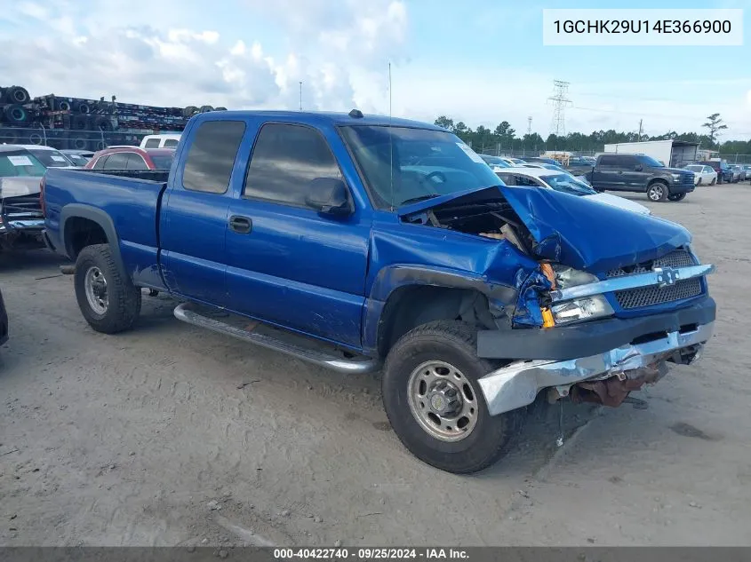 2004 Chevrolet Silverado 2500Hd Ls VIN: 1GCHK29U14E366900 Lot: 40422740