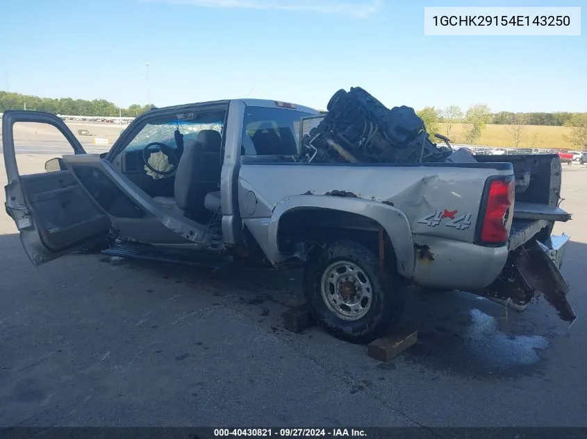 2004 Chevrolet Silverado 2500Hd Ls VIN: 1GCHK29154E143250 Lot: 40430821