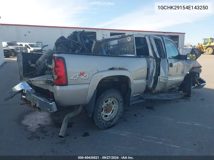 2004 Chevrolet Silverado 2500Hd Ls VIN: 1GCHK29154E143250 Lot: 40430821