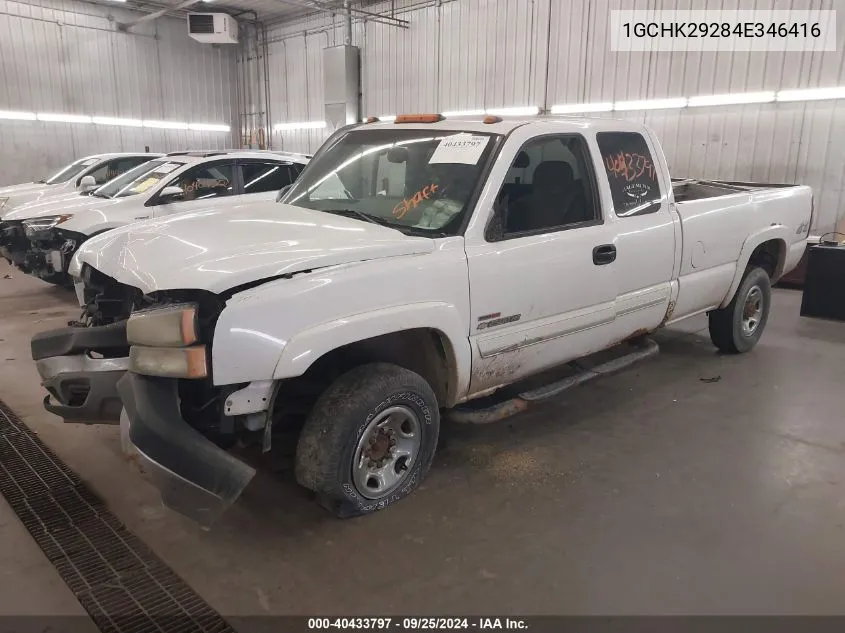 2004 Chevrolet Silverado 2500Hd Ls VIN: 1GCHK29284E346416 Lot: 40433797