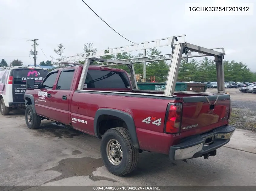 2004 Chevrolet Silverado 3500 Lt VIN: 1GCHK33254F201942 Lot: 40440266