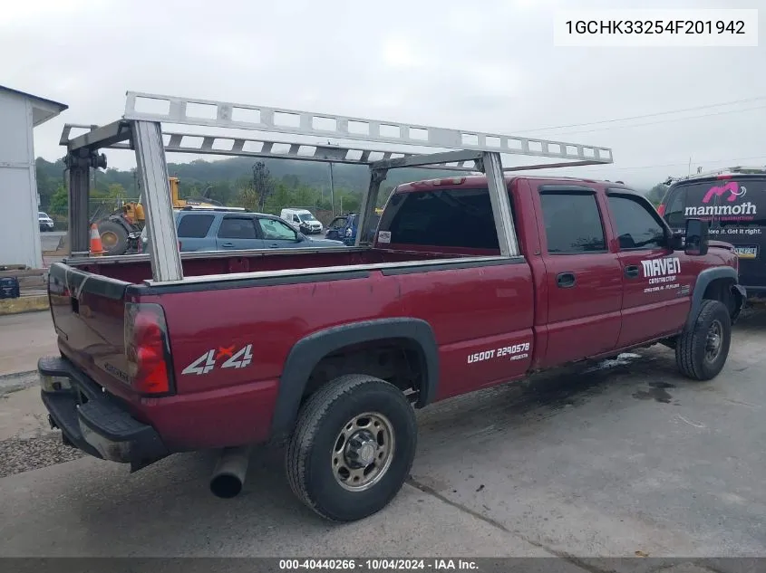 2004 Chevrolet Silverado 3500 Lt VIN: 1GCHK33254F201942 Lot: 40440266