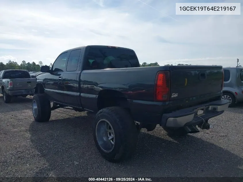 2004 Chevrolet Silverado 1500 Ls VIN: 1GCEK19T64E219167 Lot: 40442126