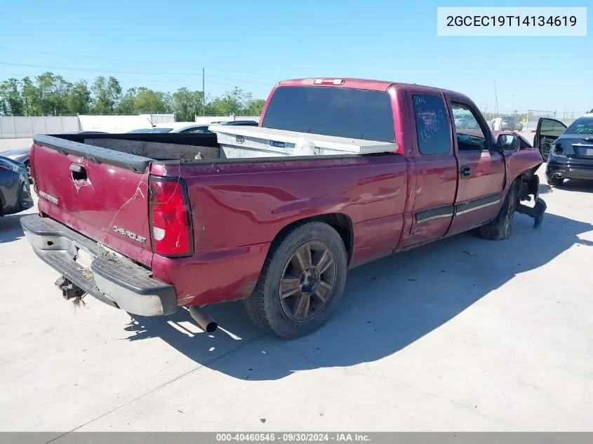 2004 Chevrolet Silverado C1500 VIN: 2GCEC19T14134619 Lot: 40460545