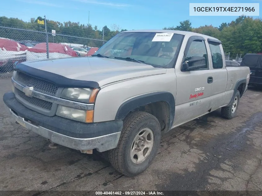 2004 Chevrolet Silverado 1500 Work Truck VIN: 1GCEK19TX4E271966 Lot: 40461462