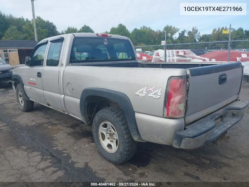 2004 Chevrolet Silverado 1500 Work Truck VIN: 1GCEK19TX4E271966 Lot: 40461462