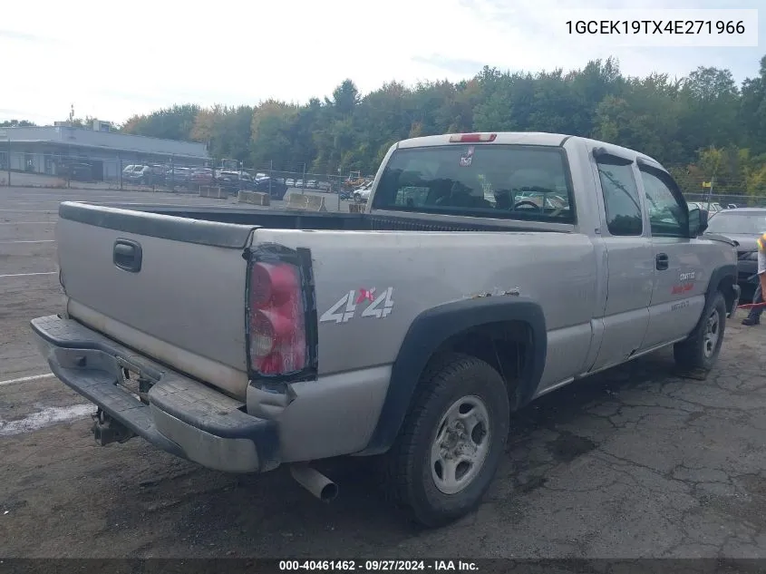 2004 Chevrolet Silverado 1500 Work Truck VIN: 1GCEK19TX4E271966 Lot: 40461462