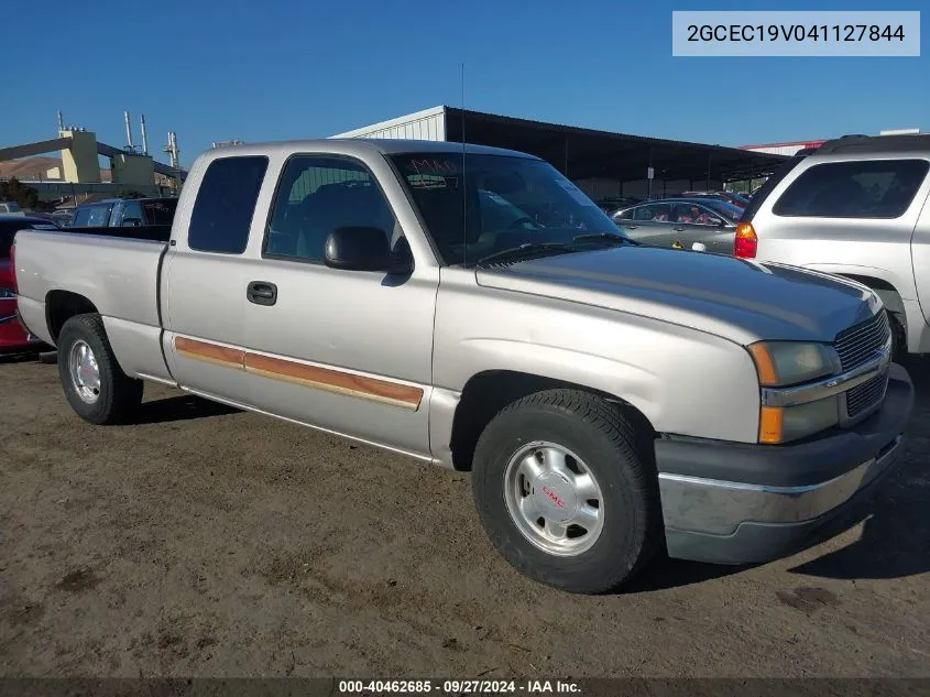 2004 Chevrolet Silverado 1500 Ls VIN: 2GCEC19V041127844 Lot: 40462685