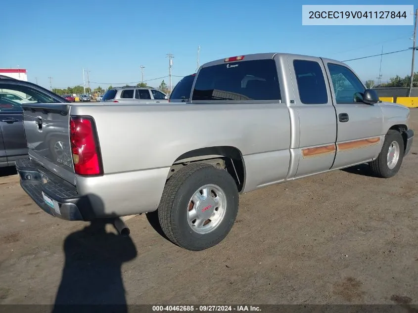 2004 Chevrolet Silverado 1500 Ls VIN: 2GCEC19V041127844 Lot: 40462685