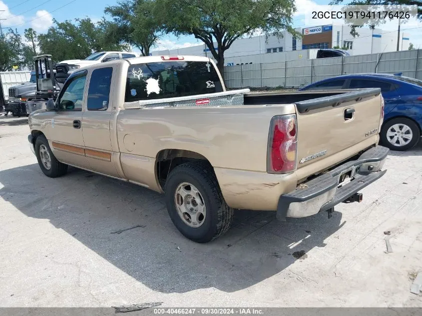 2004 Chevrolet Silverado 1500 Ls VIN: 2GCEC19T941176426 Lot: 40466247