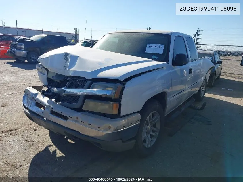 2004 Chevrolet Silverado 1500 Ls VIN: 2GCEC19V041108095 Lot: 40466545