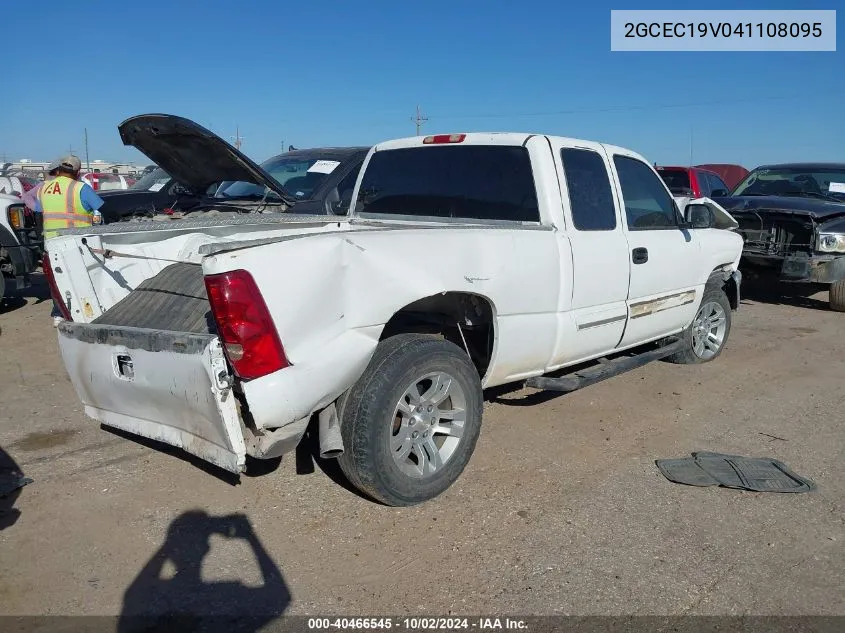 2004 Chevrolet Silverado 1500 Ls VIN: 2GCEC19V041108095 Lot: 40466545