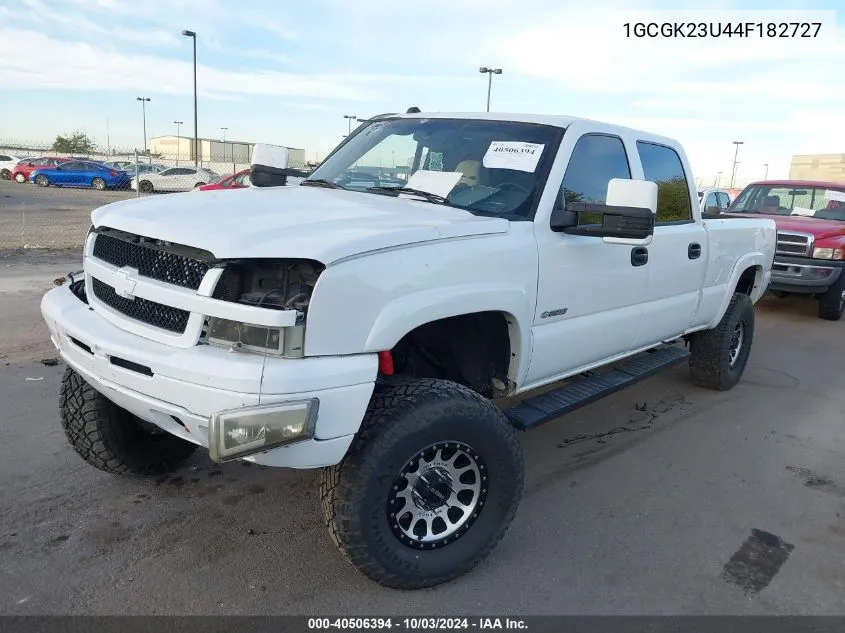 2004 Chevrolet Silverado 2500 Ls VIN: 1GCGK23U44F182727 Lot: 40506394