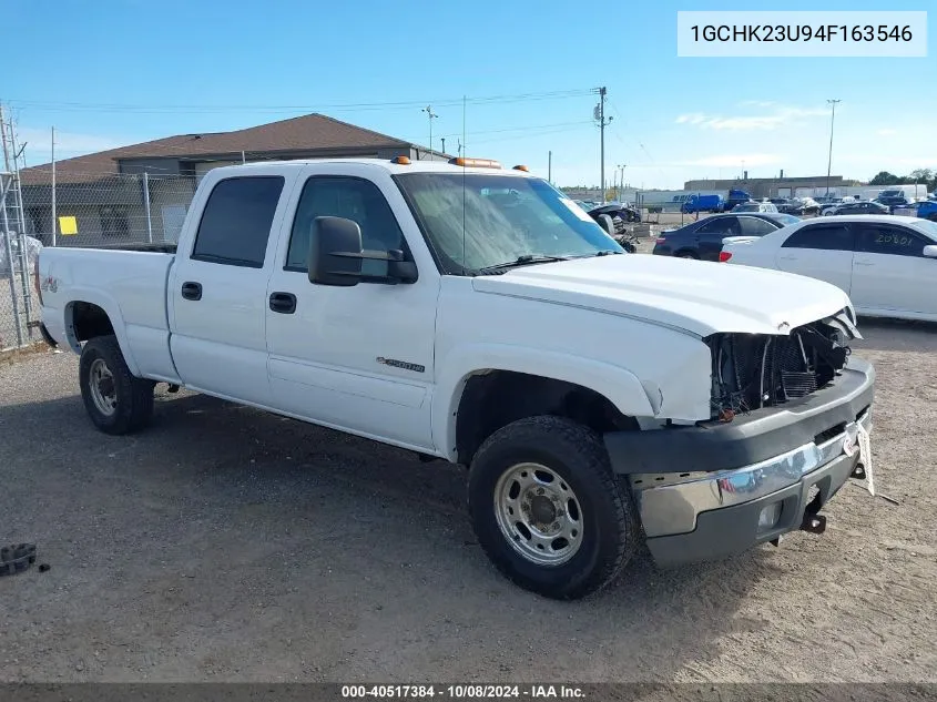 2004 Chevrolet Silverado K2500 Heavy Duty VIN: 1GCHK23U94F163546 Lot: 40517384