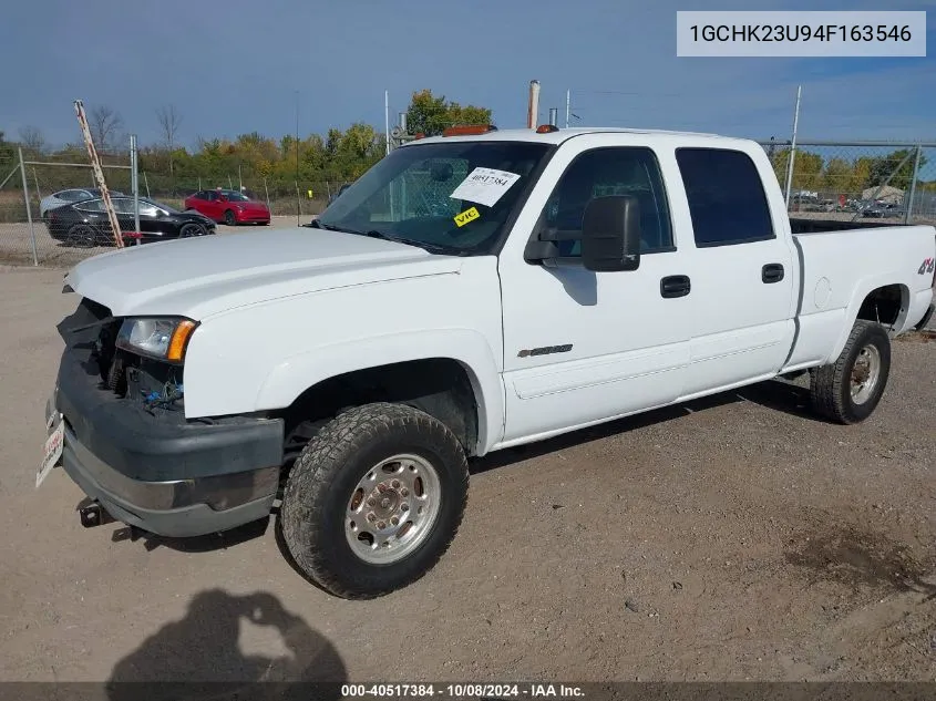 2004 Chevrolet Silverado K2500 Heavy Duty VIN: 1GCHK23U94F163546 Lot: 40517384