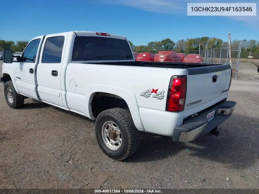 2004 Chevrolet Silverado K2500 Heavy Duty VIN: 1GCHK23U94F163546 Lot: 40517384