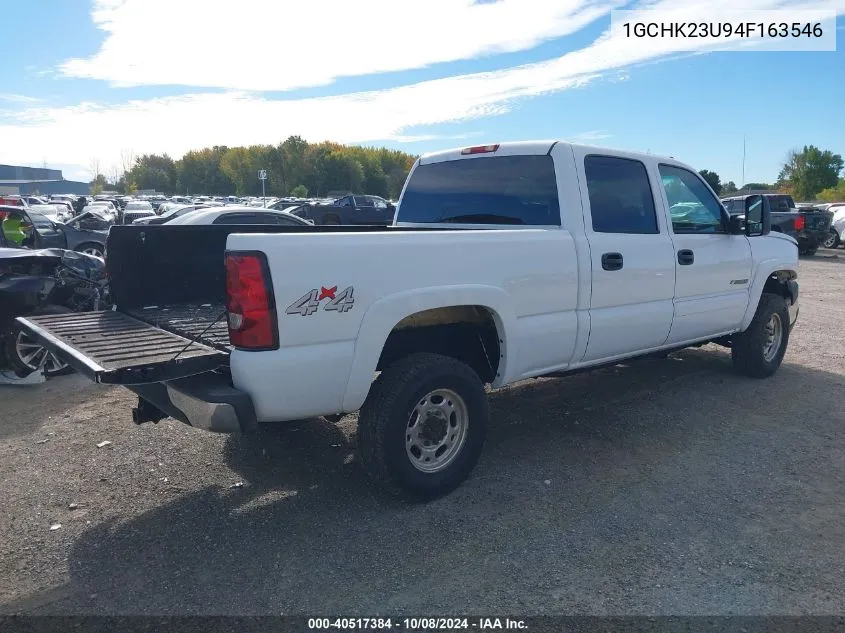 2004 Chevrolet Silverado K2500 Heavy Duty VIN: 1GCHK23U94F163546 Lot: 40517384