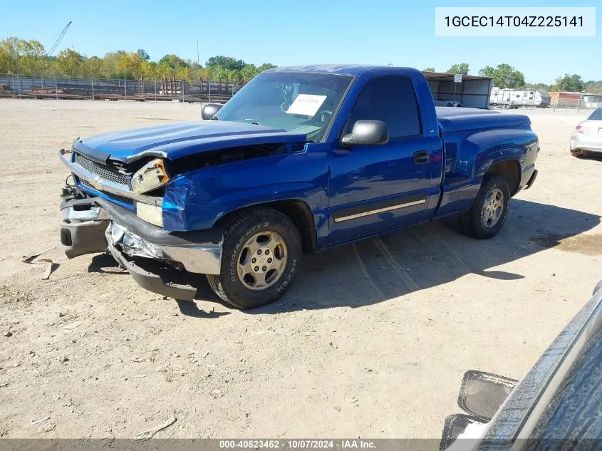 2004 Chevrolet Silverado 1500 Ls VIN: 1GCEC14T04Z225141 Lot: 40523452