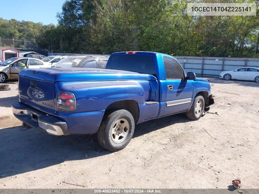 2004 Chevrolet Silverado 1500 Ls VIN: 1GCEC14T04Z225141 Lot: 40523452