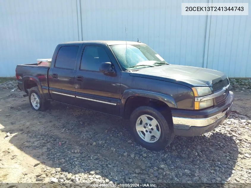 2004 Chevrolet Silverado 1500 Z71 VIN: 2GCEK13T241344743 Lot: 40530630