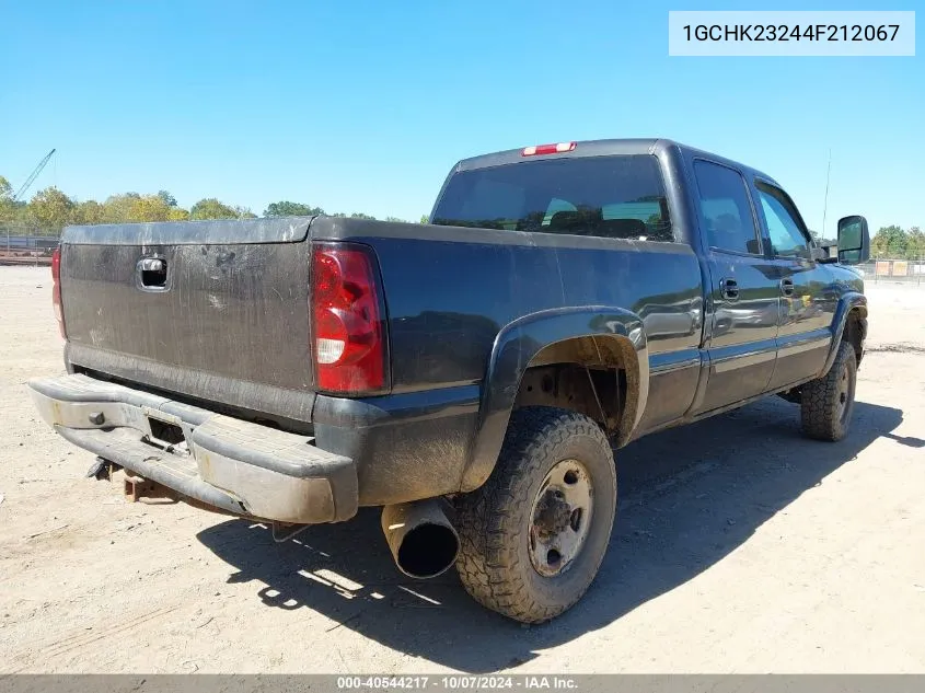 2004 Chevrolet Silverado 2500Hd Ls VIN: 1GCHK23244F212067 Lot: 40544217