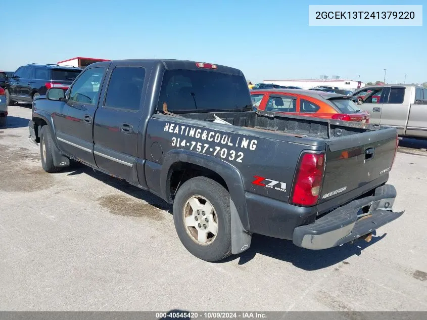 2004 Chevrolet Silverado K1500 VIN: 2GCEK13T241379220 Lot: 40545420