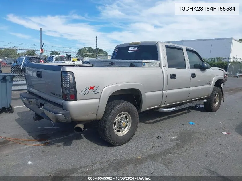 2004 Chevrolet Silverado 2500Hd Lt VIN: 1GCHK23184F165584 Lot: 40545982