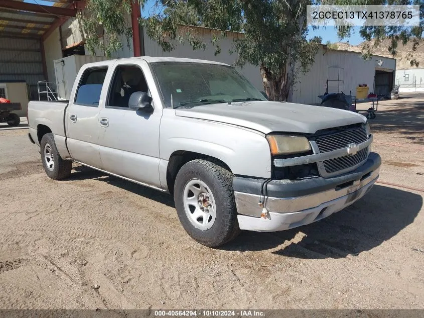 2004 Chevrolet Silverado 1500 Ls VIN: 2GCEC13TX41378765 Lot: 40564294