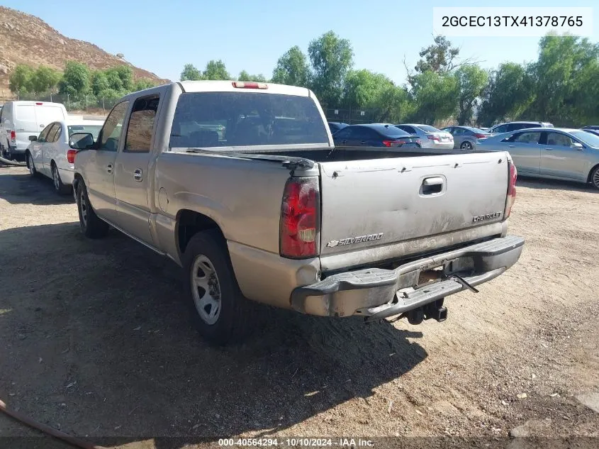 2004 Chevrolet Silverado 1500 Ls VIN: 2GCEC13TX41378765 Lot: 40564294