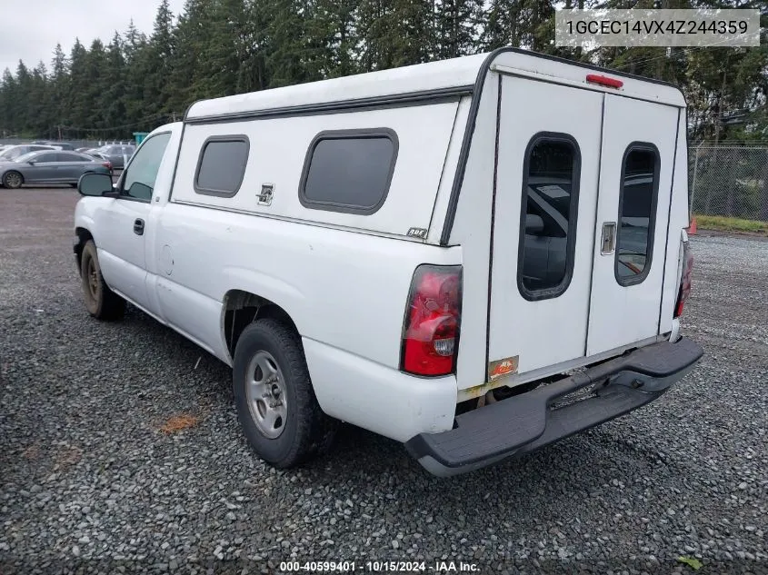 2004 Chevrolet Silverado 1500 Work Truck VIN: 1GCEC14VX4Z244359 Lot: 40599401