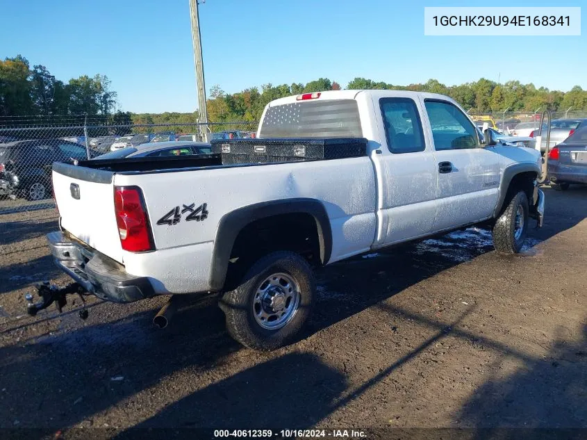 2004 Chevrolet Silverado 2500Hd Work Truck VIN: 1GCHK29U94E168341 Lot: 40612359