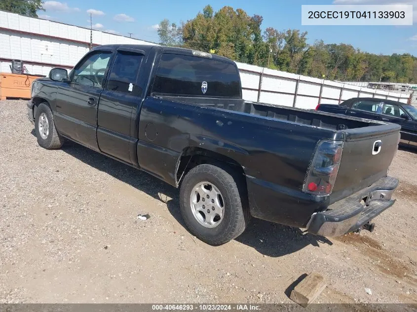 2004 Chevrolet Silverado 1500 Ls VIN: 2GCEC19T041133903 Lot: 40646293